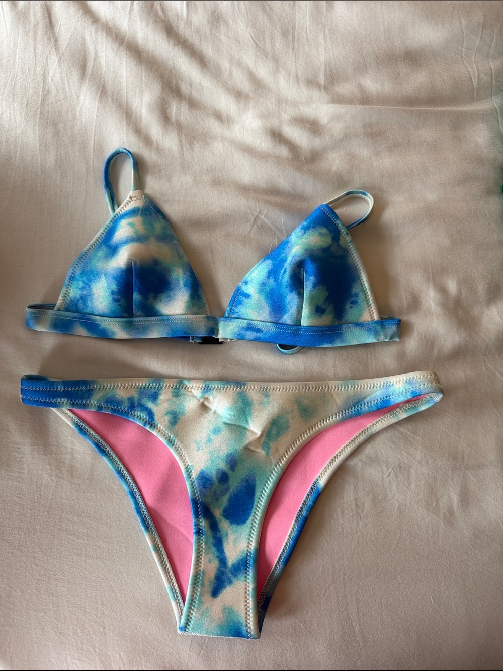 Tie Die Triangl Bikini